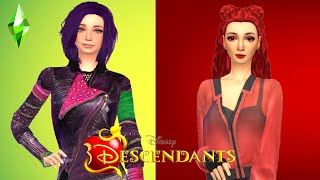 Sims 4 Descendants CC Haul I Create a Sim I Sims 4 I  Rebeccas Creations