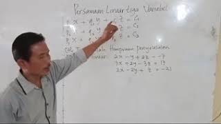 Persamaan linear