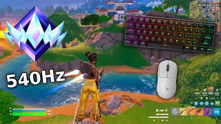 SteelSeries Apex Pro Mini ASMR 😴 Solo Gameplay 🏆 Satisfying Keyboard Fortnite 360 FPS 4K