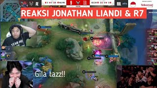 REAKSI JONATHAN LIANDI & R7 LIHAT GAMEPLAY TAZZ - ALTER EGO VS REBBELION ZION