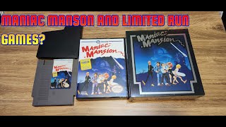 MANIAC MANSION WITH LIMITED RUN GAMES AND NES VERSION.😍😍😍😁😁😎😎😎