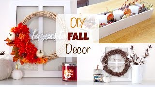 DIY Fall Decor || EASY & INEXPENSIVE!