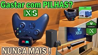 CARREGADOR CONTROLE XBOX SERIES S e X DOBE 1200mah. Vale a pena? REVIEW COMPLETO.