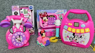 16 Minutes Satisfying with Unboxing Disney Minnie mouse Cash Register, Game Phone,  ASMR