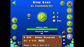 Geometry Dash - Rtae easy ( Easy ) - by Fuengirol1YT