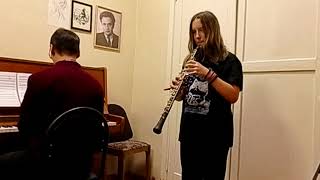 Sinisalo. 3 miniatures. My student Mila Korchagina (oboe), Denis Bazhenov (piano)