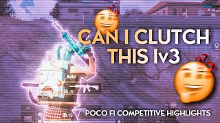 1v3 Clutch in BGMI Scrims 🇮🇳 POCO F1 Competitive Highlights #bgmi #scoutop #pubgmobile