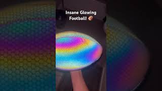 Insane Glowing Football! #football #footballshorts #glowing #insane #cool