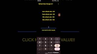 Change your refresh rate using this app!! #overlock #tweaks