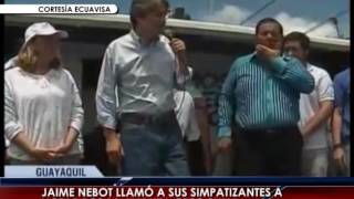 JAIME NEBOT PIDE QUE VOTEN POR LASSO