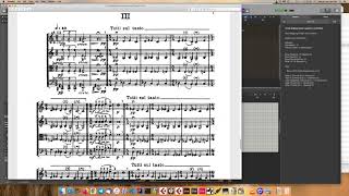 Audio Modeling SWAM Strings: Stravinsky String Quartet (3rd part)