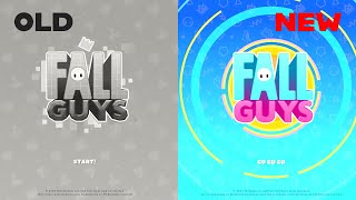 Old vs New Title Screen - Fall Guys