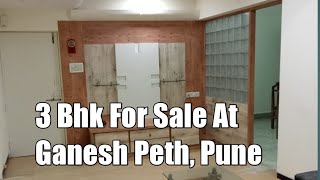 Furnished 3bhk flat for sale at Ganesh Peth, Near Laxmi Road, Pune.