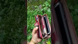 Dompet kancing resleting kulit asli // fahmi rama 089630154740