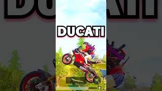 دراجة دوكاتي الطائرة ببجي موبايل flying ducati pubg mobile#shorts