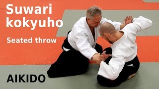 Aikido technique SUWARI KOKYUHO (kokyu dosa), by Stefan Stenudd