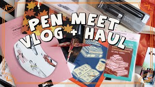 Fountain pen meet + haul | Traveler's Notebook, fountain pens, ink cute pets and more!