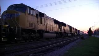 1080p HD: UP SD9043MAC 3763 leads UP M-CLPR at Elmhurst IL.