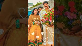 CUTE 🥰 VIJAY 💞 WIFE SANGEETHA 💞 PIC'S 💞@sivamallisrimani1900 #ytshorts #trending #song #vijaymass