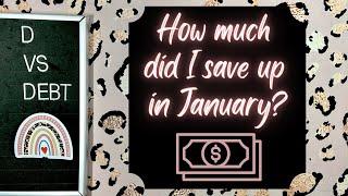 Finishing my January savings challenges: how much did I save in total? 💰