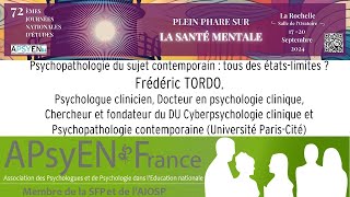 Psychopathologie du sujet contemporain : tous des états-limites ?