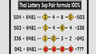 Thailand Lottery single 3up set & jora Formula 16.08.2024 | Thai lottery 3up Tips | Thailand lottery