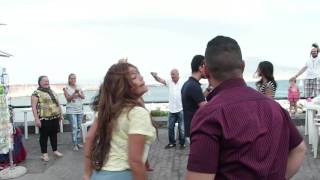 Flash Mob on the Port of Naples, Italy