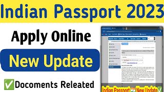 Indian 🇮🇳 Passport ✅New Update // Docoments Releated @syedjsmfamily