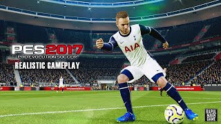 PES 2017 REALISTIC GAMEPLAY TOTTENHAM HOTSPURS VS ARSENAL - PES 2017 PC GAMEPLAY 1080 HD 60 FPS