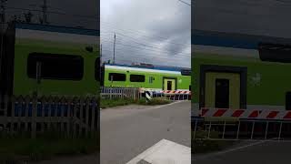 Treno Trenord in arrivo a Mortara