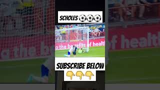 Paul Scholes - he scores goals #shorts #footballshorts #manchesterunited