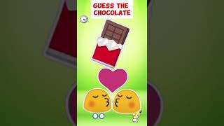 🍔 Can You Guess The Chocolate By Emoji Challenge #shorts  🍔🍕🍔