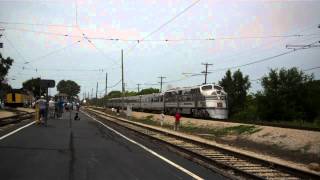 CBQ 9911A leads the Nebraska Zephyr at the Illinois Railway Museum in Union Il.