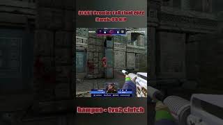 CS:GO Heroic vs Nip BLAST Premier Fall Final 2022 | hampus - 1vs2 clutch #csgo #shorts