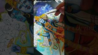 drawing Lord Vishnu avatar 😍 #drawing #art #lordvishnu #ytshorts #shorts #krishna #ram #shiv #like