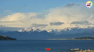 New Zealand Lake Tekapo pan view