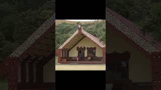 A shot of a traditional Māori house, New Zealand