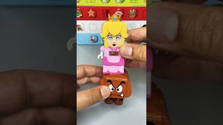 Amazing Giant Lego Goomba Sound Effects With Lego Peach #lego #viral #shorts #trending #mario