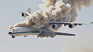 14 MINUTES AGO! Russian Il-76MD-90A bomber carrying cluster bombs was blown up by Ukraine