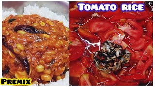 1 Minute Tomato Rice with Instant Premix Paste | Tomato Rice Premix for Lunch Boxes - Store 1 Month