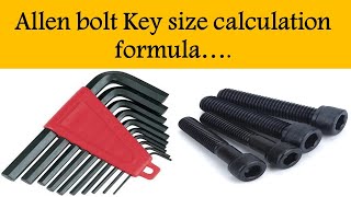 Allen Bolt Key Size Calculation Formula in Hindi Urdu.||MT with Ali Raza