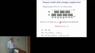 John Chalker - Spectral correlations and the Thouless time in spatially extended Floquet quantum