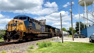 Beautiful, Haunting K5L at 60 mph! YN2 CSX 113 Leads M313 - 7/19/24