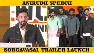 Anirud Speech | Sorgavasal Event | R J Balaji