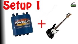 Power Click Setup1: Conectando seu instrumento