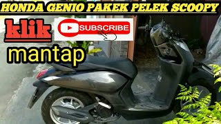 HONDA GENIO PAKEK VELK SCOOPY | modifikasi,variasi genio