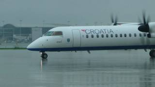 Croatia Dash 8 at YYZ, June 2009