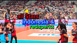 persahabatan Indonesia all Stars & Redsparks