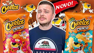 NOVOS CHEETOS CRUNCHY SUPER CHEDDAR E WHITE CHEDDAR