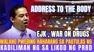 WALANG  SINU MAN HAHARANG SA PAGHAHANAP NAMIN NG HUSTISYA SA WAR ON DRUGS NI PRRD